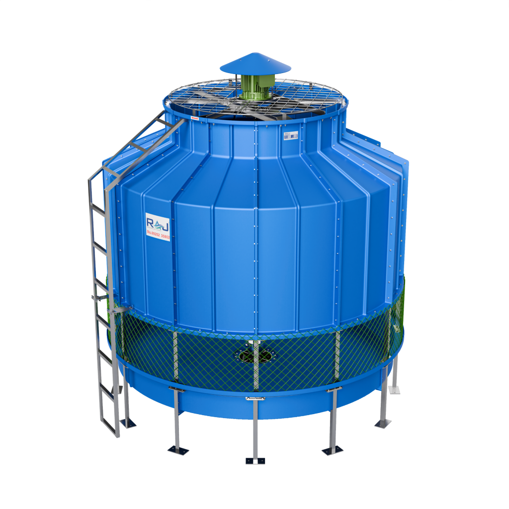 cooling tower bị cáu cặn